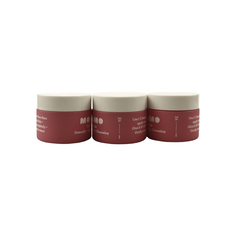 Luxury empty 15ml 30ml 50ml 100ml round opal white ceramic cosmetic cream glass jar for skin care packaging