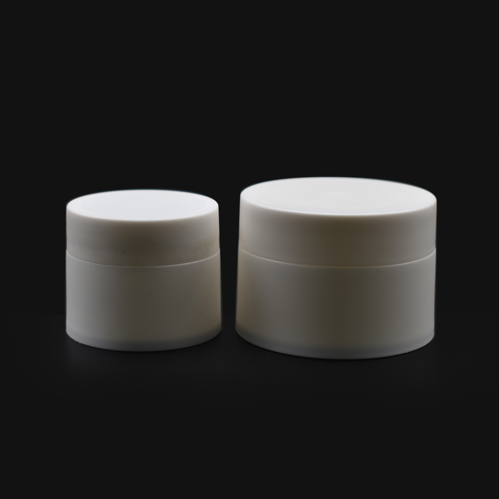Luxury empty 3g 5g 10g 15g 30g 50g 80g cosmetic white PP plastic jar for skin care
