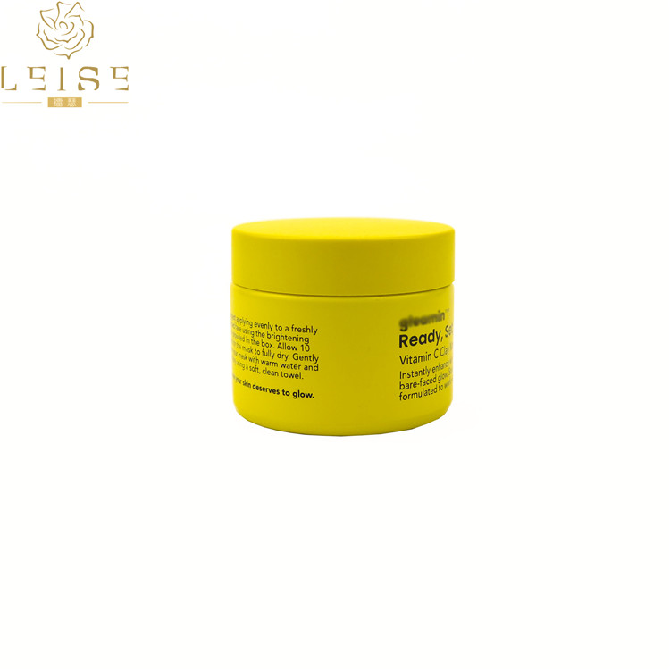 Luxury facial clay container 50g matte green Popular 100Ml pink ceramic Cosmetic White Porcelain Glass jar with pink lids cap