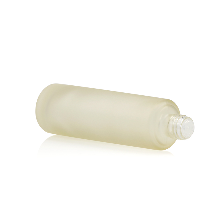 Luxury glass bottle cosmetic packaging emprty round cream jars 50 ml glass bottle