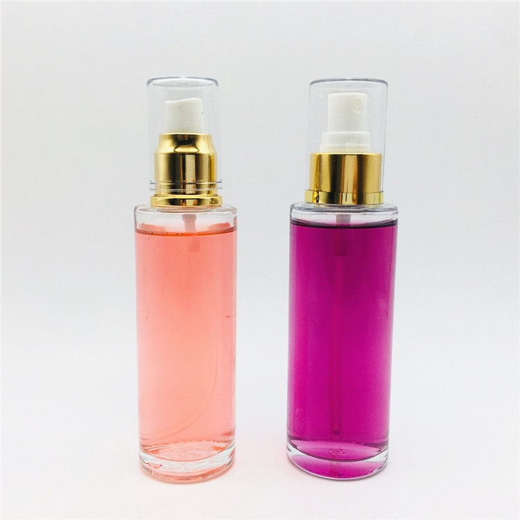 Luxury glass bottle for perfume with spray lid 85ml 100ml China