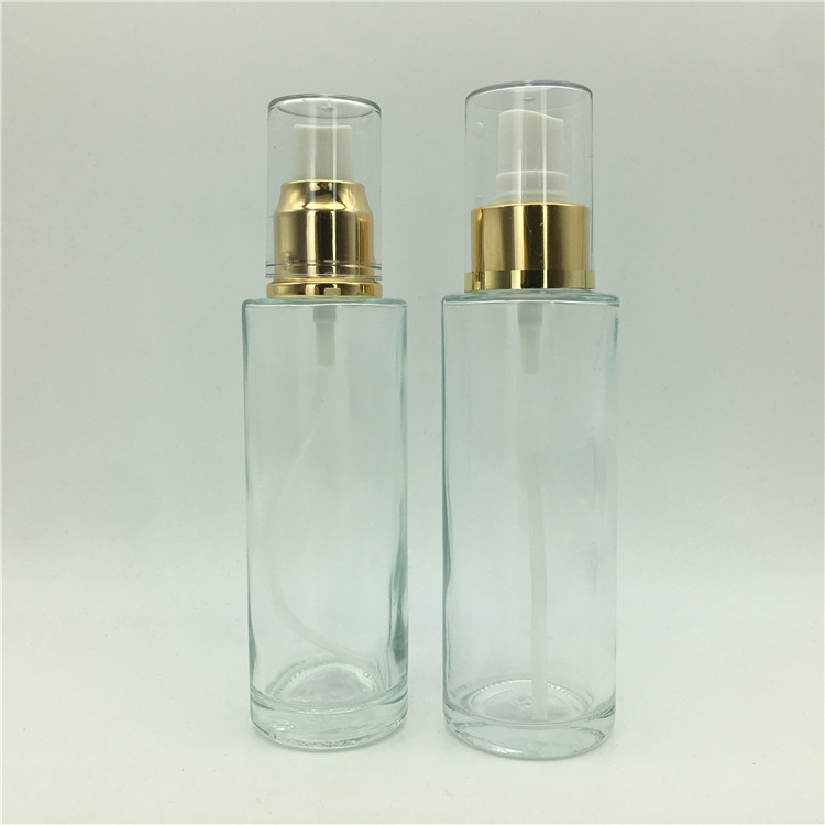 Luxury glass bottle for perfume with spray lid 85ml 100ml China