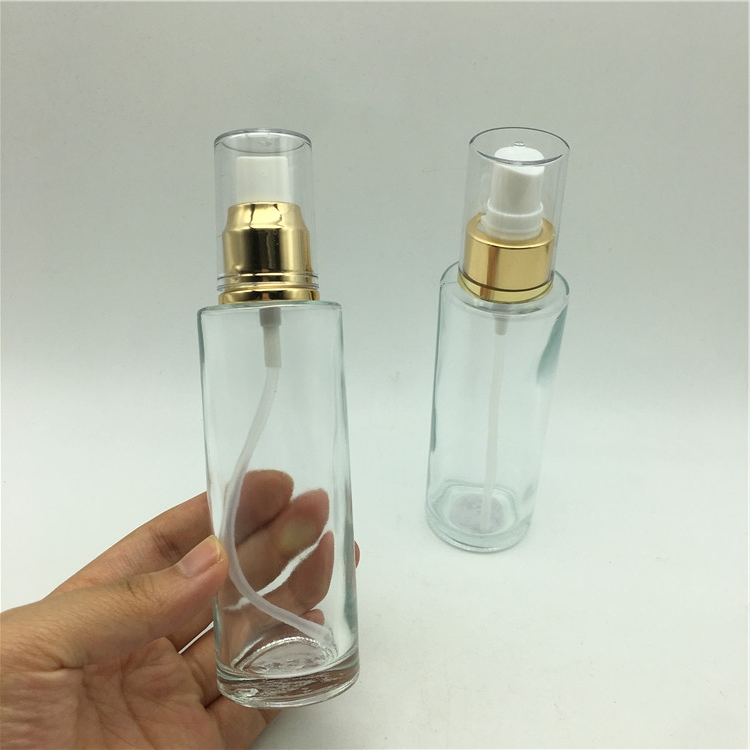 Luxury glass bottle for perfume with spray lid 85ml 100ml China