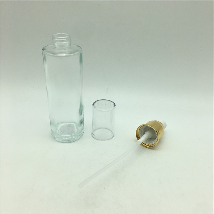 Luxury glass bottle for perfume with spray lid 85ml 100ml China