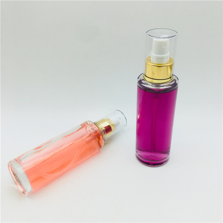 Luxury glass bottle for perfume with spray lid 85ml 100ml China