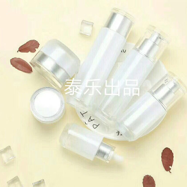 Luxury glass cosmetic containers 40ml serum bottle with dropper empty cosmetic glass lotion bottle and cream jar for skin care