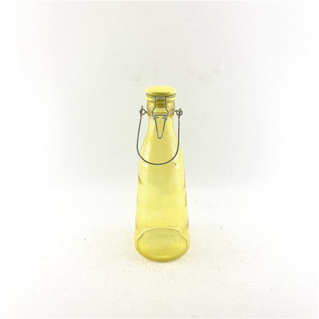 Luxury glass fermenting jars air tight clear glass jars with ceramic lids