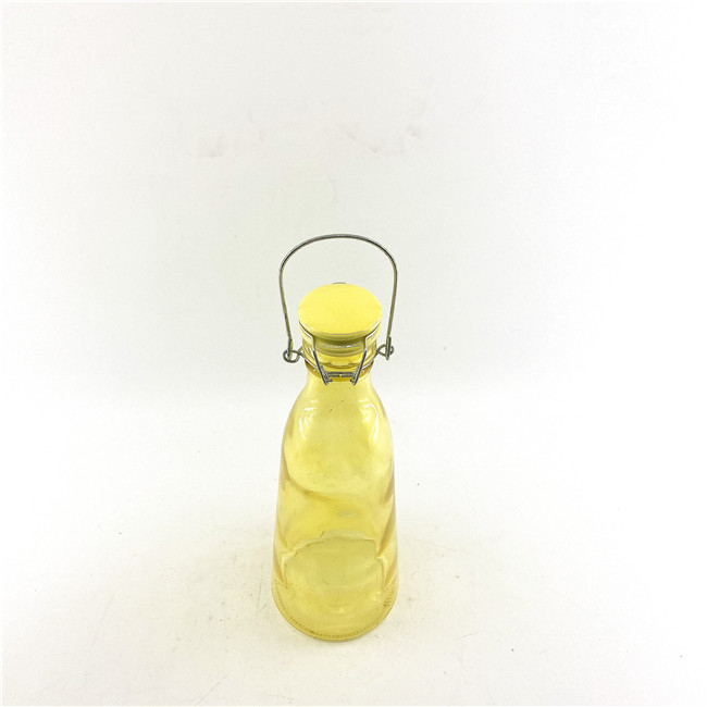 Luxury glass fermenting jars air tight clear glass jars with ceramic lids