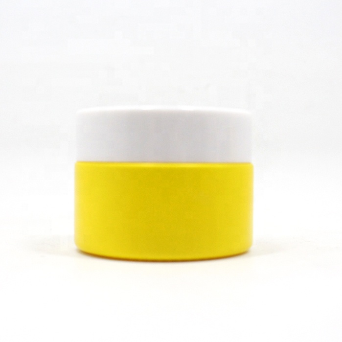 Luxury high quality 5g 10g 15g 20g 30g 50g 100g face cream cosmetic white yellow black glass jar
