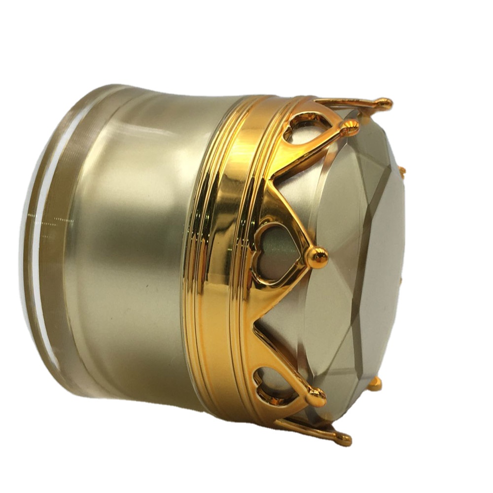 Luxury high quality 5g 10g 15g 20gCrown shape plastic cream jar for eye cream