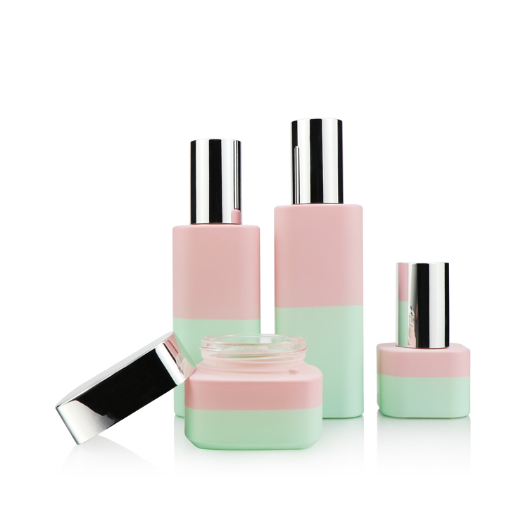 Luxury lotion container for skincare cosmetic packaging bottles