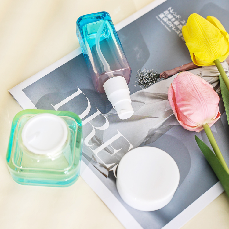 Luxury lotion container for skincare cosmetic packaging bottles