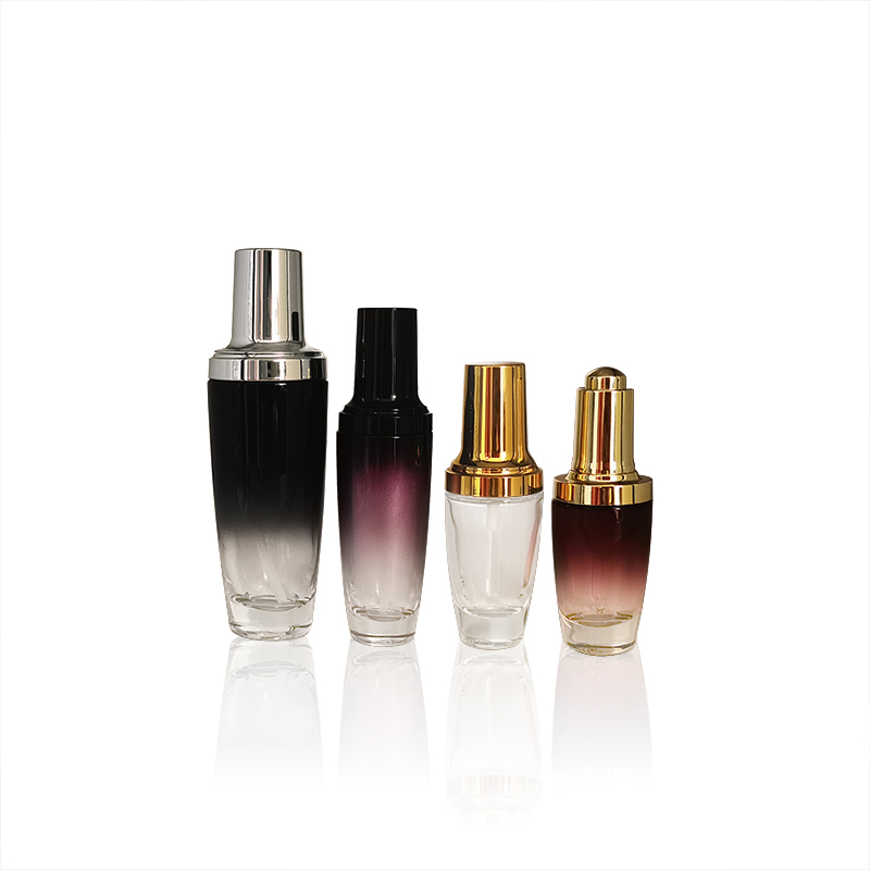 Luxury packaging 20g 30g 50g 30ml 50ml 100ml 120ml lancome Genifique cosmetics glass bottle travel set cosmetic packaging