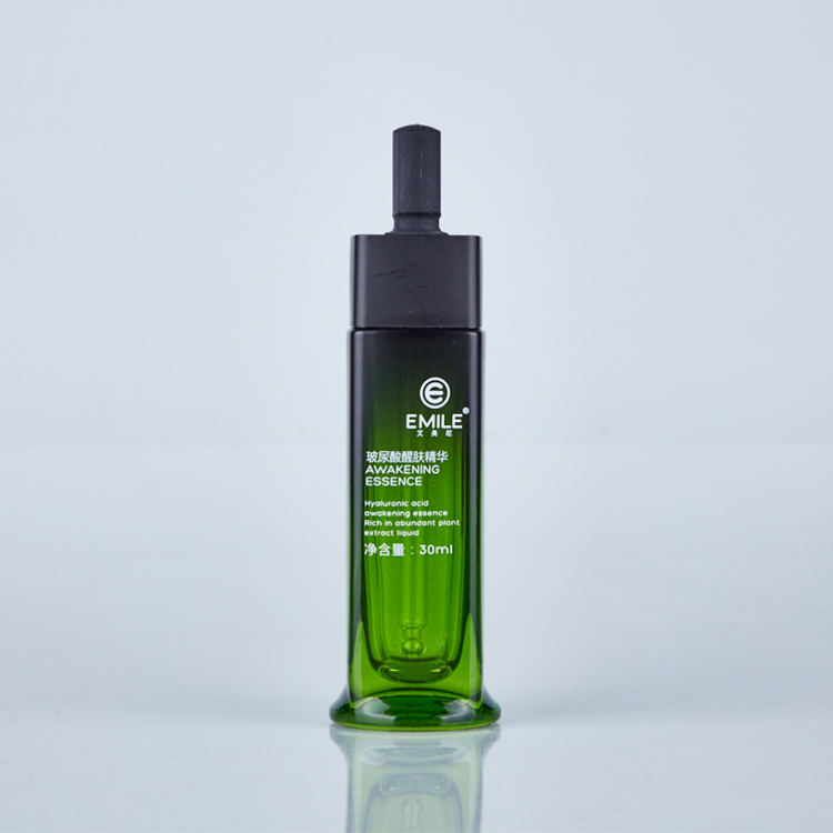 Luxury packaging 30ml empty colorful dropper glass serum bottles