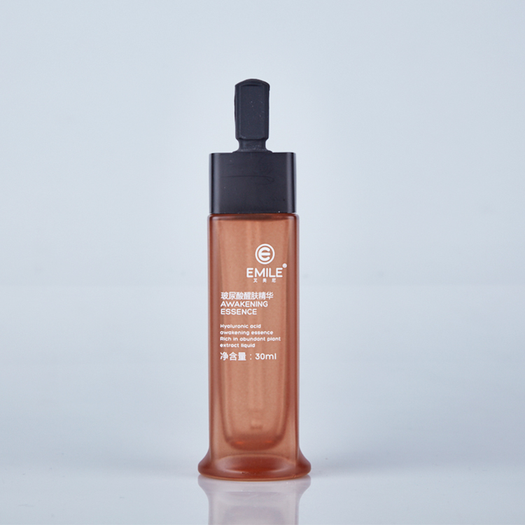 Luxury packaging 30ml empty colorful dropper glass serum bottles