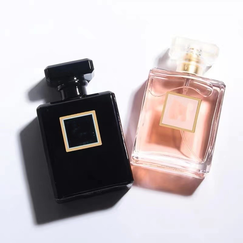 Luxury perfume bottle pump spray clear bottle