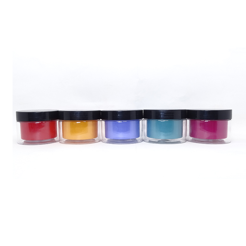 Luxury plastic pet transparent face cream jar cosmetic skincare container