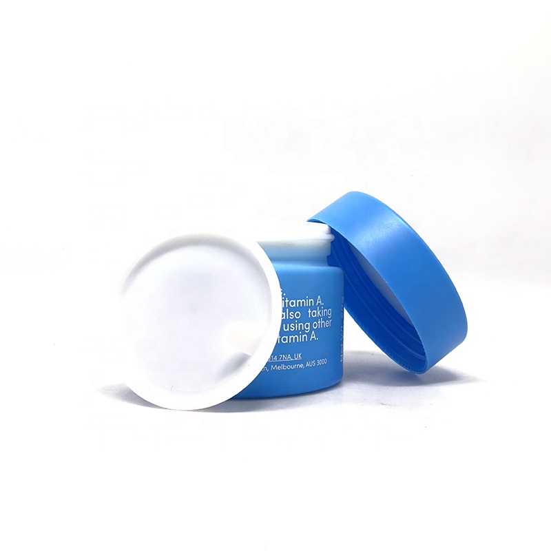 Luxury porcelain jar cosmetic 20ml 30ml 50ml 100ml round opal white ceramic cosmetic cream glass jars beauty jar