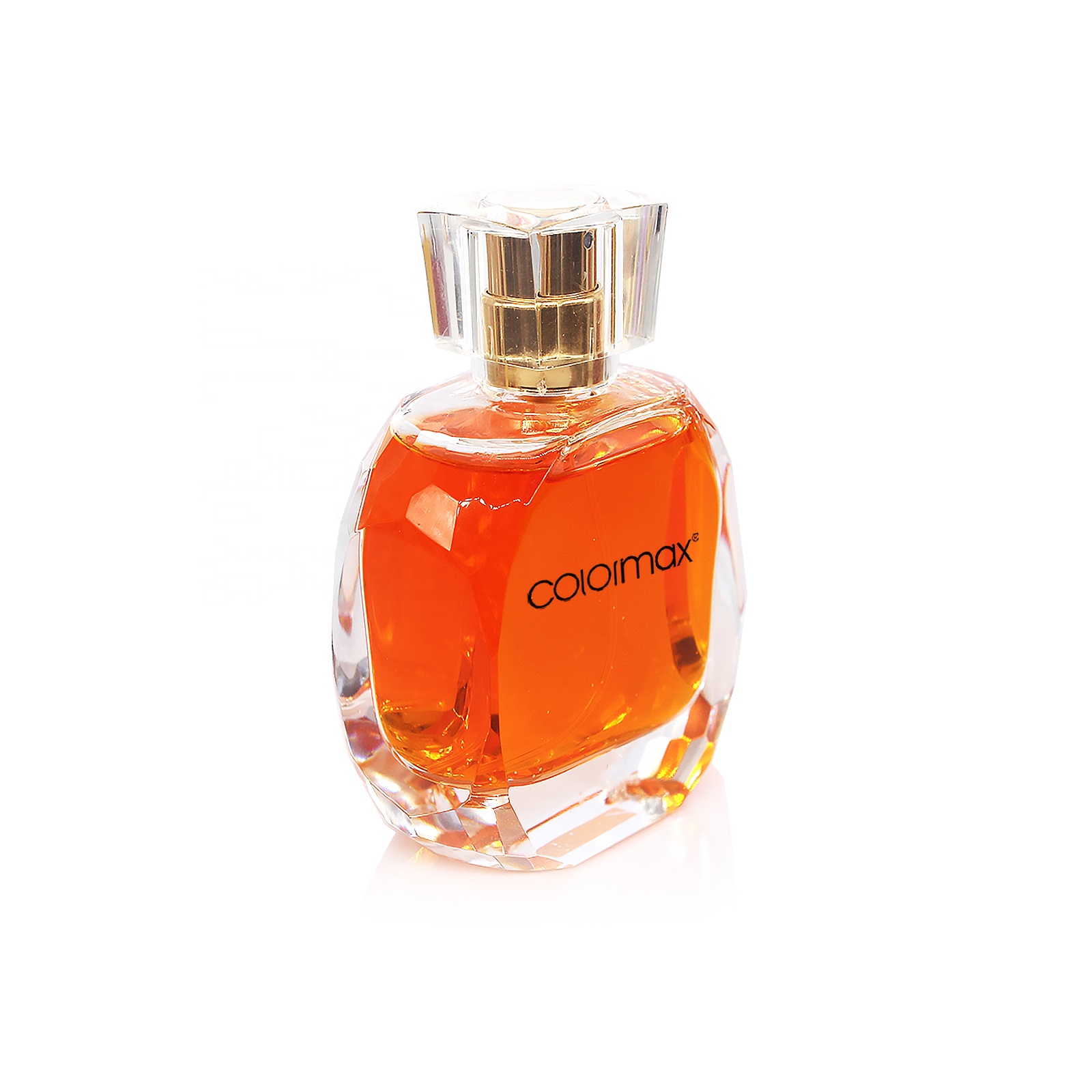 Luxury recyclable 30ml 50ml 100ml glass perfume bottle with pump spray cap