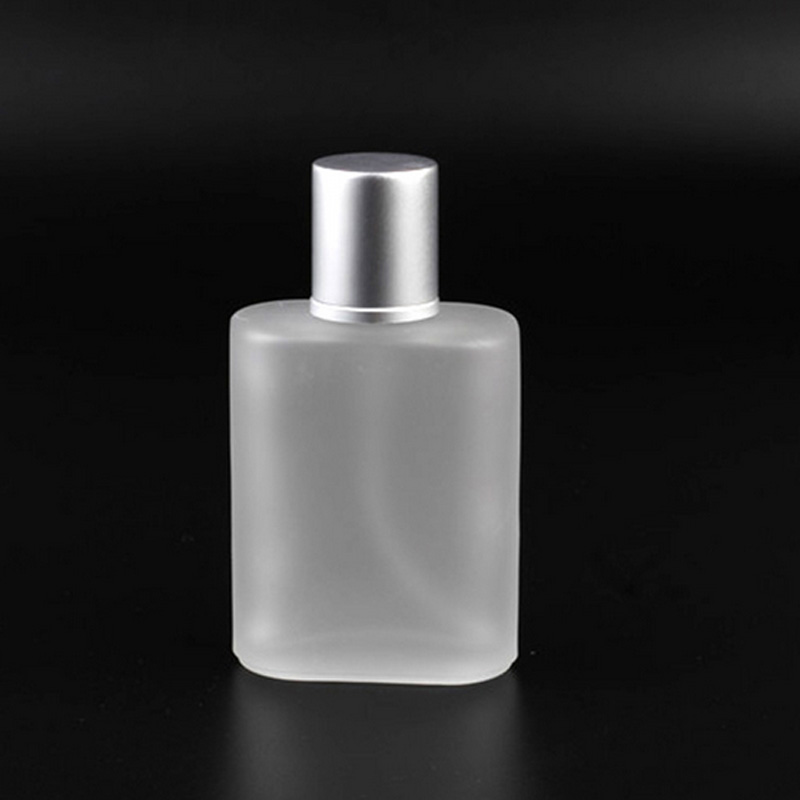 Luxury refillable 30ml frosted clear perfume glass spray atomizer bottle