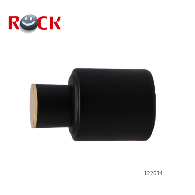 Luxury round black perfume bottles 50ml glass