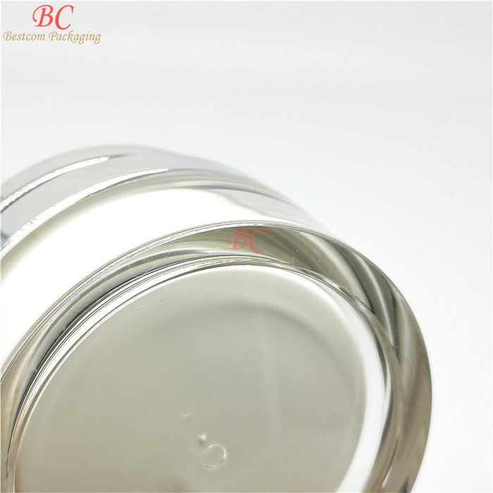 Luxury skincare body cream container packaging round 80g 100g 150g 200g cosmetic jar with lid