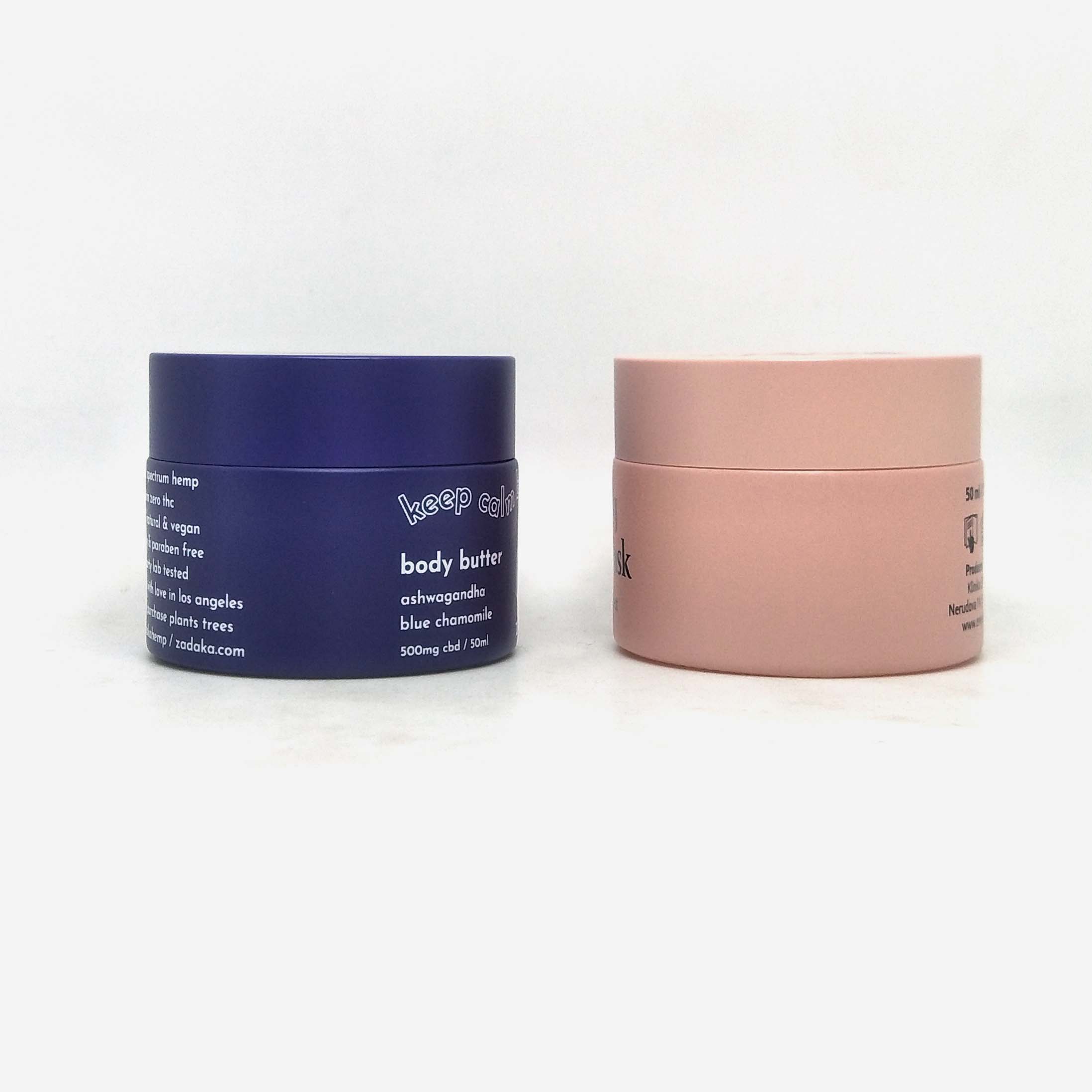 Luxury skincare body cream container packaging round glass cosmetic jar 20ml 30ml 50m