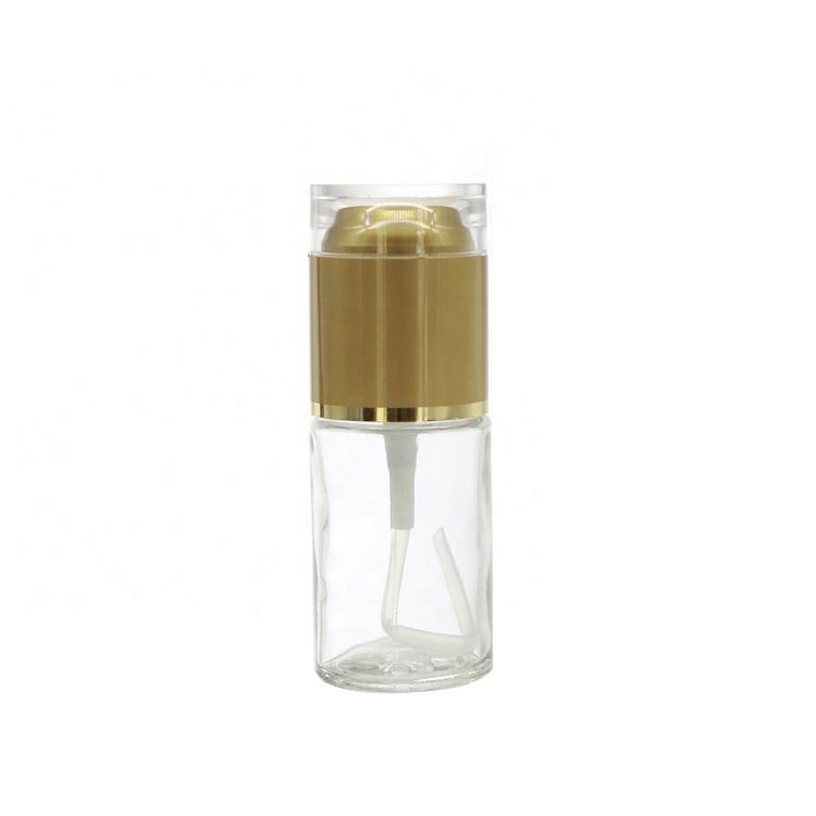 Luxury skincare cosmetic packaging lotion bottles face cream glass bottle with pump