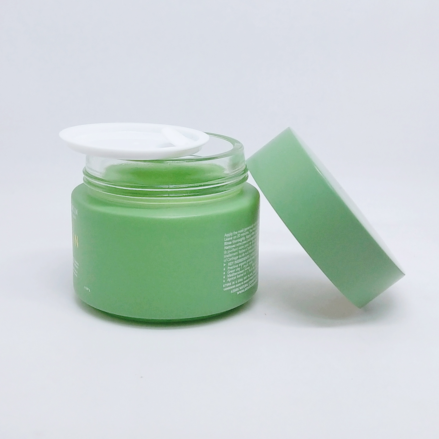 Luxury skincare packaging 5g 10g 20g 30g 50g 100g 200g empty matte pink green cleansing cream glass jar with matte black lids