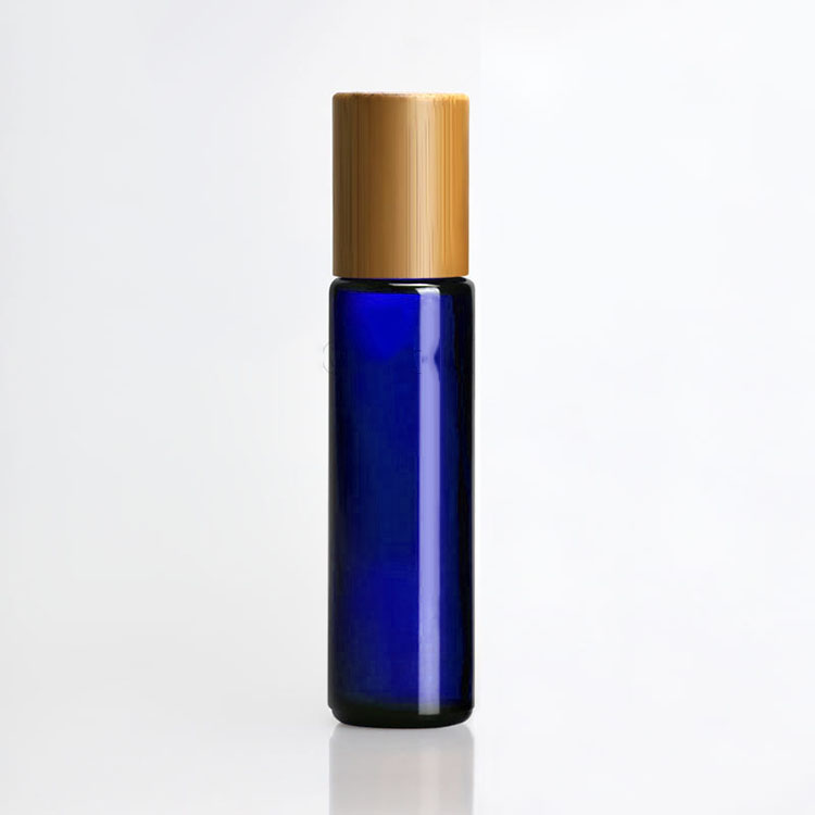 Luxury skincare roller packaging 10ml rose gold roll on essential oil bottles with rose gold cap