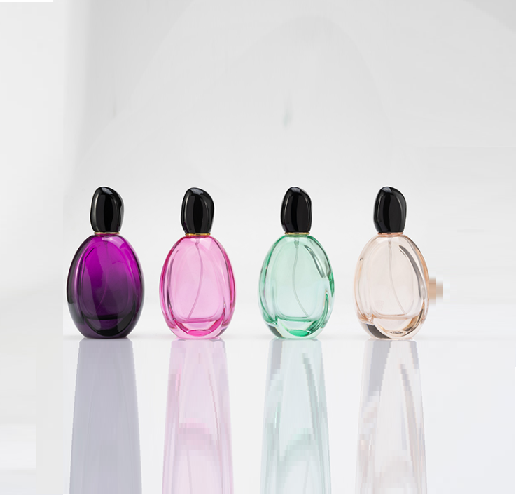 Luxury square 30ml perfume bottle glass