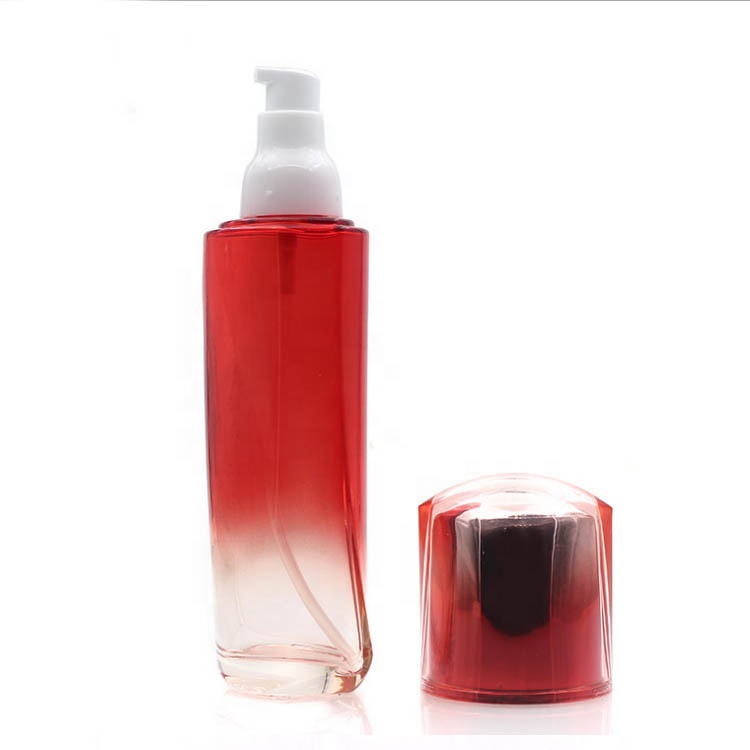 Luxury vacuum sealing machine cosmetic jar with lid lotion bottle 50g 30g 100ml and 120ml