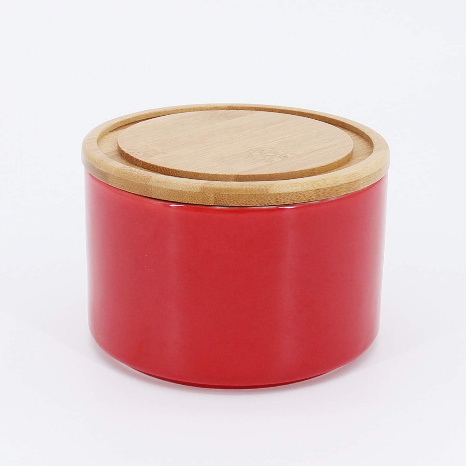 Luxury3g 5g 10g 30g 50g eco friendly clear round bamboo container cosmetic bamboo lid jar with pp inner