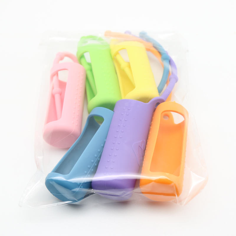 MIGPACK 2019 Wholesaled Cosmetic Silicone Case Essential Oil Bottle for 10ml 15ml Glass Roll on Screen Printing Personal Care