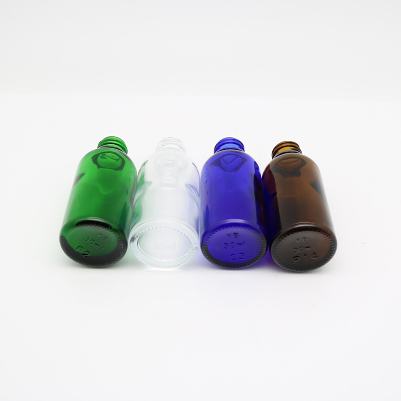 MIGPACK 2019 clear blue green brown color glass dropper bottle e liquide essential oil bottle for e cigarette ml