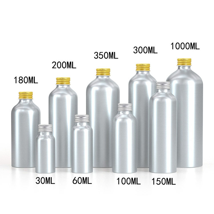 MIKENDA 300ml Makeup Bottle Aluminum Spray Bottle Refillable Bottles