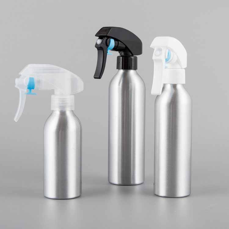 MIKENDA Manufacturer Factory Price Black Silver Aluminum Spray Bottles 250ml 500ml 1000ml