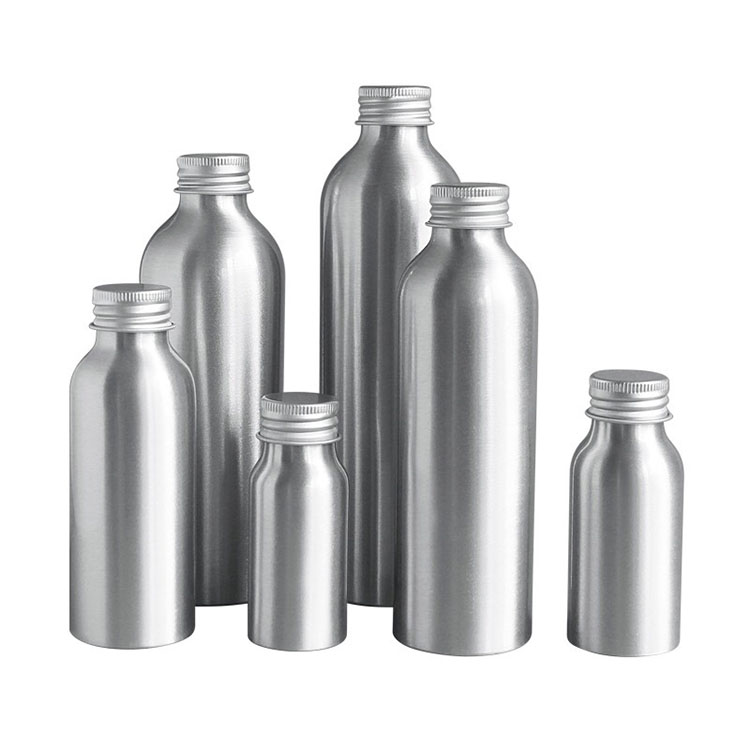 MIKENDA high quality empty 200ml 250ml 500ml shampoo cosmetic pump spray aluminum screw bottles