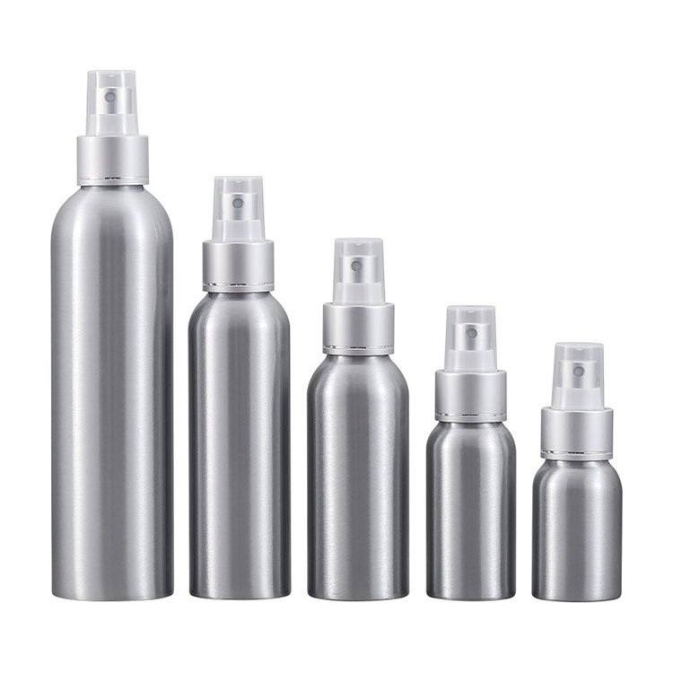 MIKENDA high quality empty 200ml 250ml 500ml shampoo cosmetic pump spray aluminum screw bottles