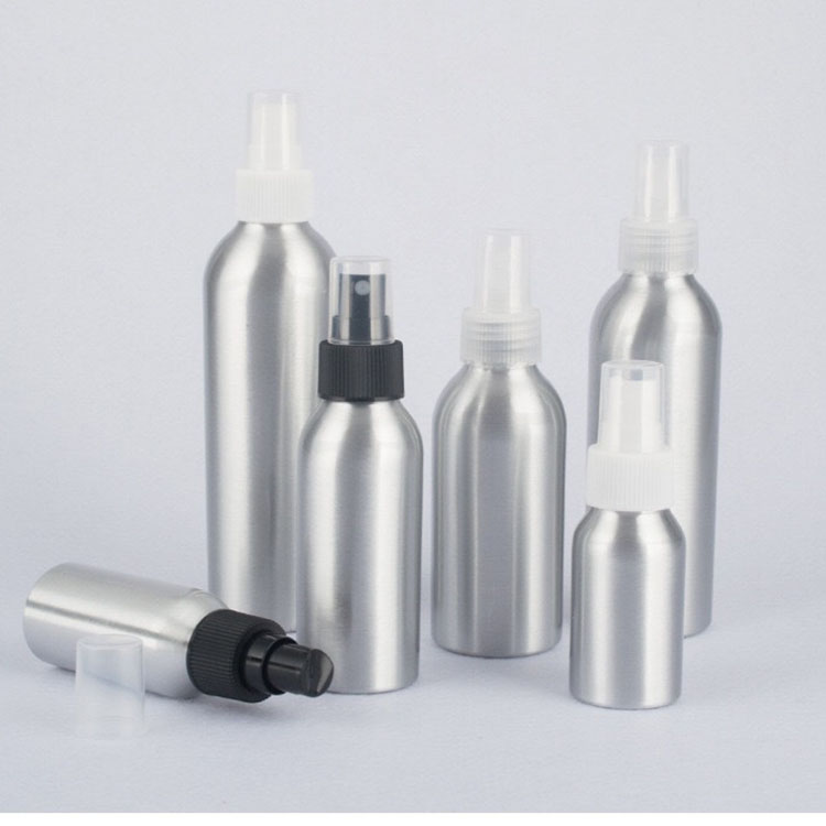 MIKENDA wholesale 30ml 50ml 60ml 100ml 120ml cosmetics aluminum pump bottles