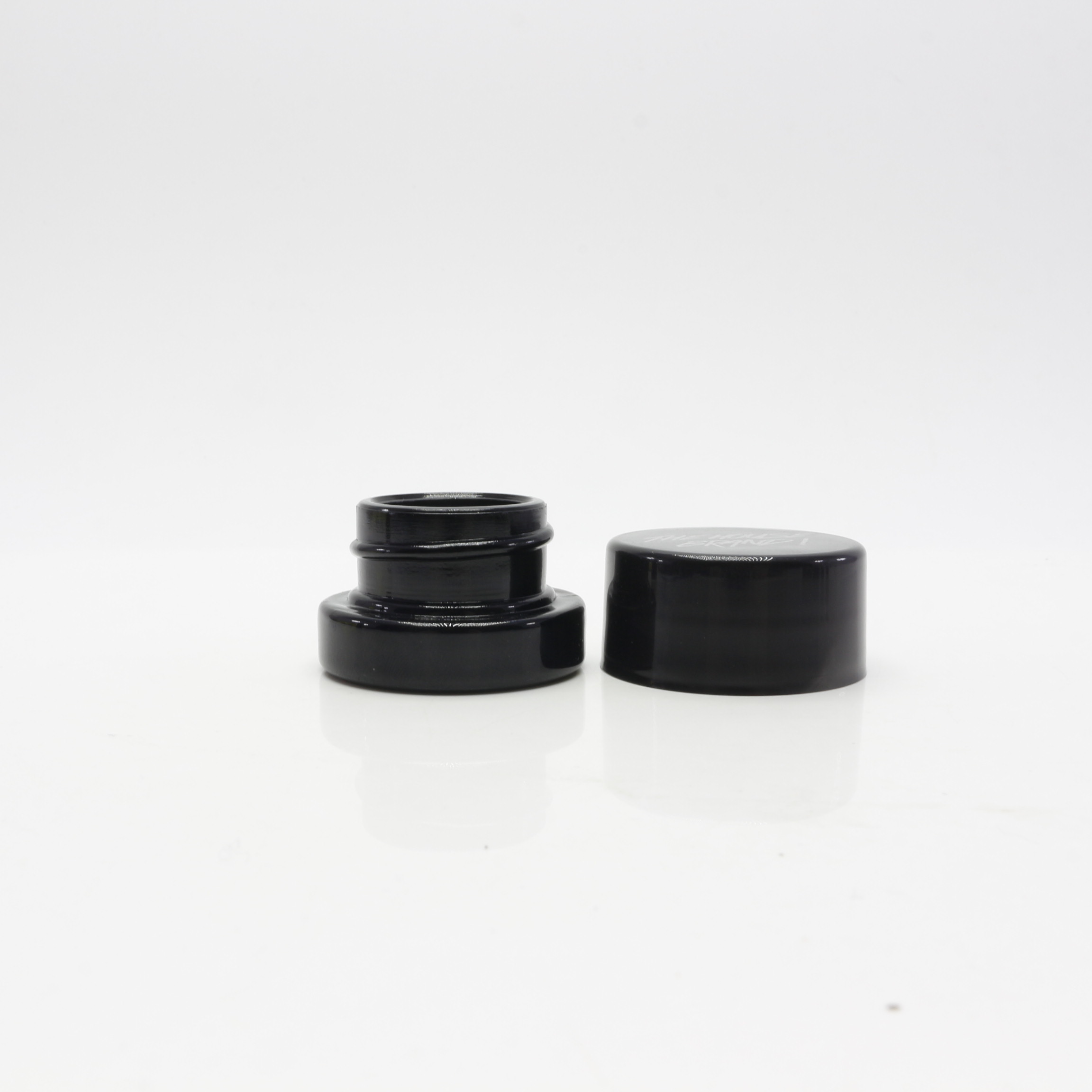 MINI luxury glass jars 5g cosmetic jar with child proof for CBD cream cosmetic CP-28E