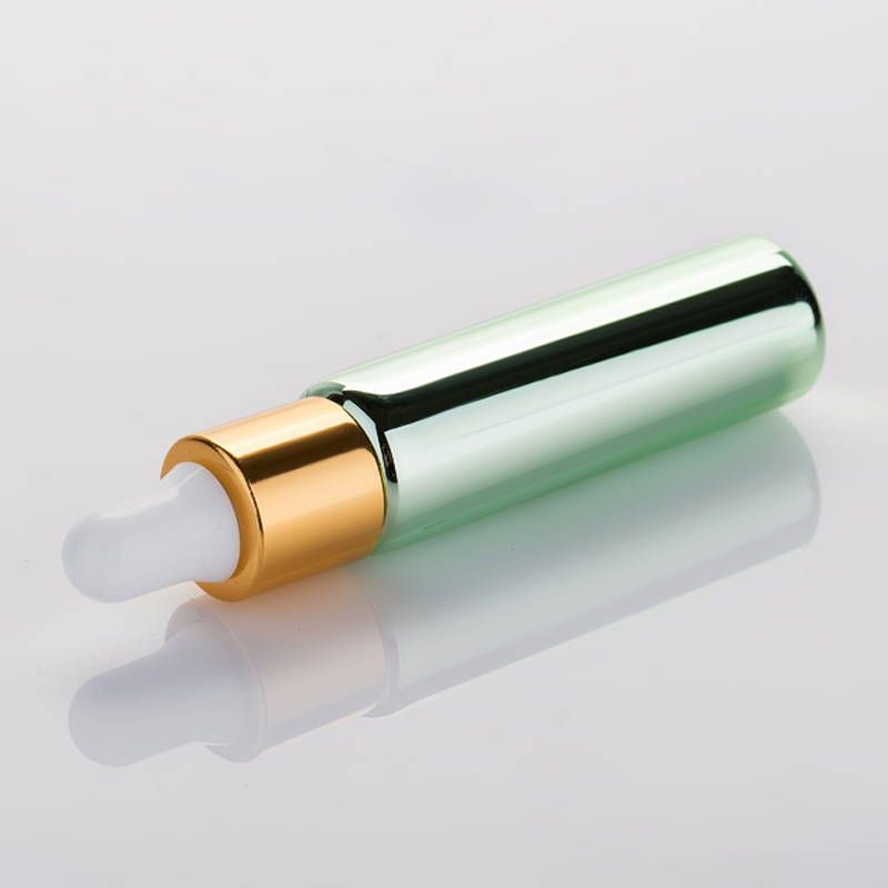 MUB 10ML Dropper Essence Liquid Oil Bottle High-grade UV Glass Essential Oil Bottle Gold Cap Perfume Bottle Cosmetics Case