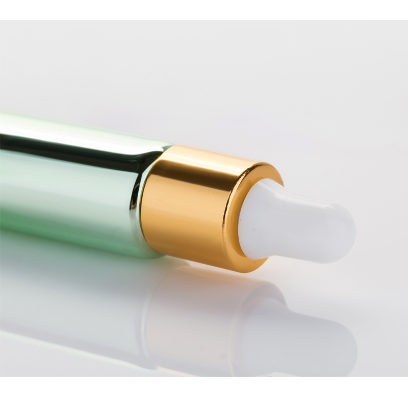 MUB 10ML Dropper Essence Liquid Oil Bottle High-grade UV Glass Essential Oil Bottle Gold Cap Perfume Bottle Cosmetics Case