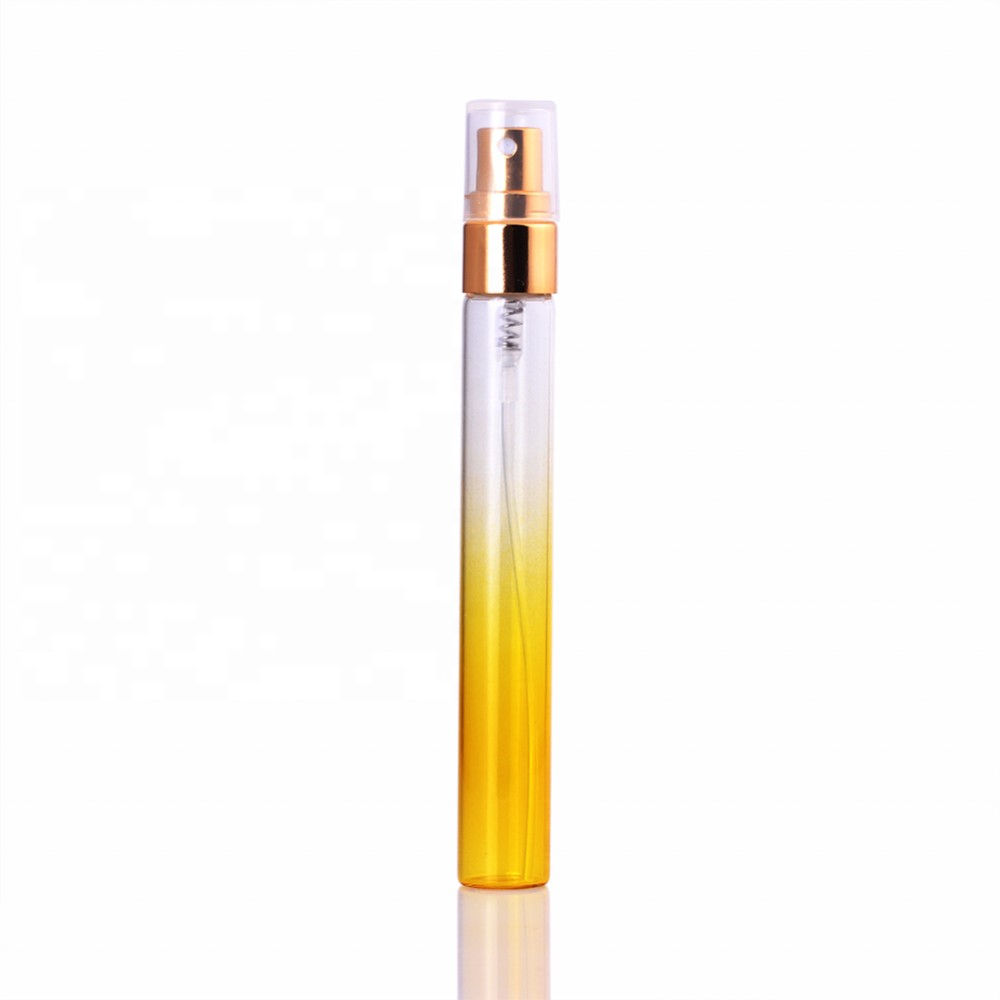 MUB 10ml Empty Gradient Color Glass Perfume Bottle Spray Portable Mini Refillable Bottle Refillable Atomizer Travel