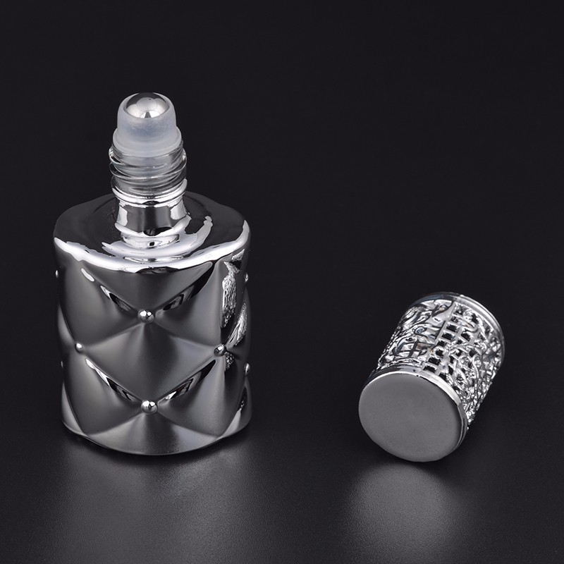 MUB - 10ml Refillable UV Glass Perfume Bottle With Essential Oils Stylish Flacon Vide Cosmetique With Package