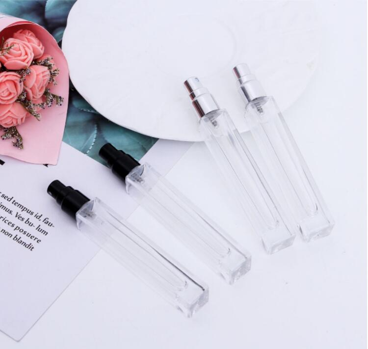 MUB 10ml Round/Square Roll On Roller Bottle For Essential Oils Refillable Perfume Bottle Deodorant Containers With Lid