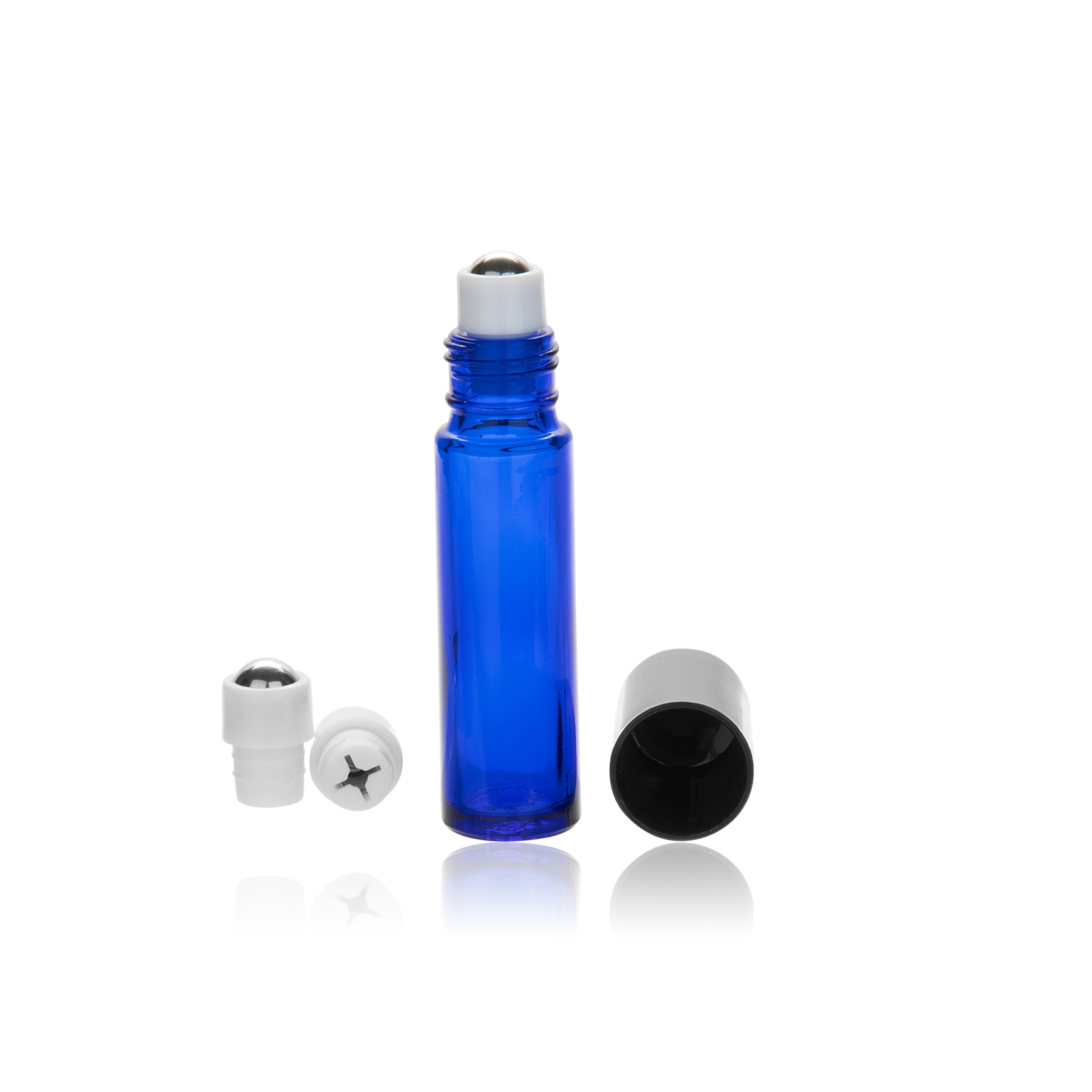 MUB 10ml roller glass bottle leakproof roll on bottles round thickened glass bottle for essential oil