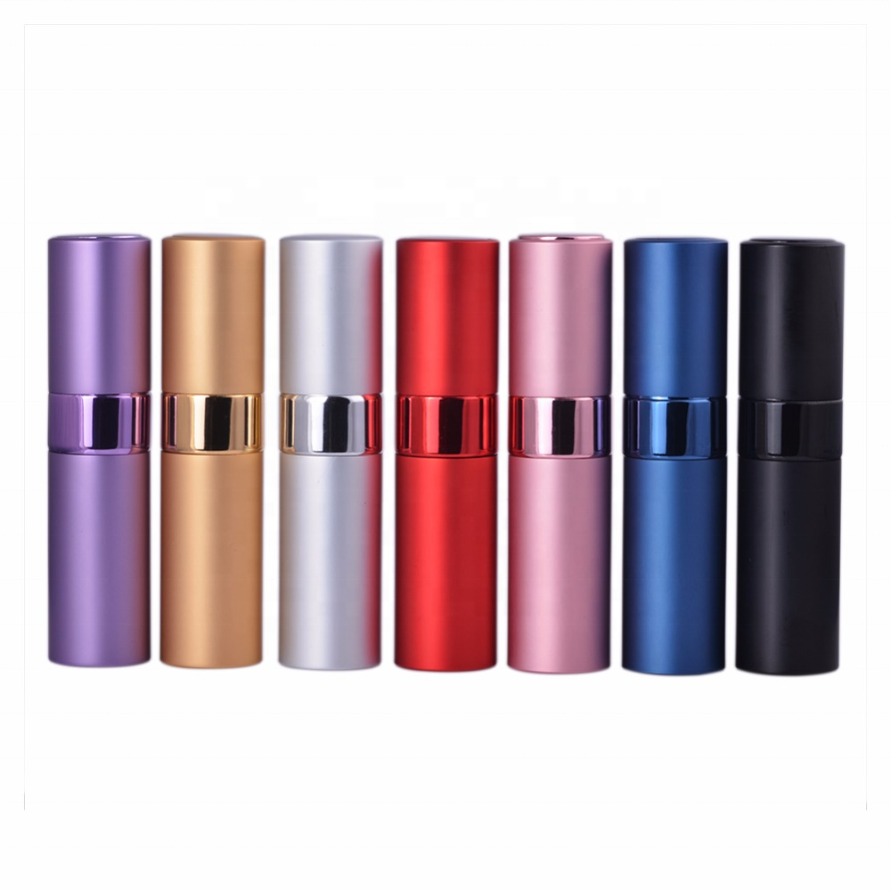 MUB 15ML Portable Mini Aluminum Refillable Spray Perfume Bottle Empty Cosmetic Containers Atomizer For Traveler