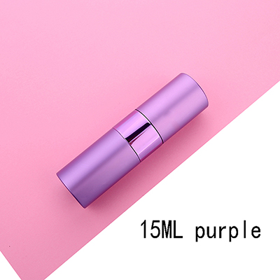 MUB 15ML Portable Mini Aluminum Refillable Spray Perfume Bottle Empty Cosmetic Containers Atomizer For Traveler