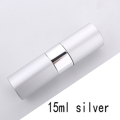 MUB 15ML Portable Mini Aluminum Refillable Spray Perfume Bottle Empty Cosmetic Containers Atomizer For Traveler